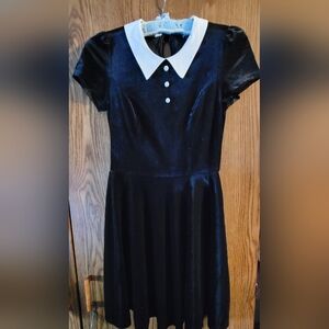 Hot Topic short sleeve Wednesday Addams dress